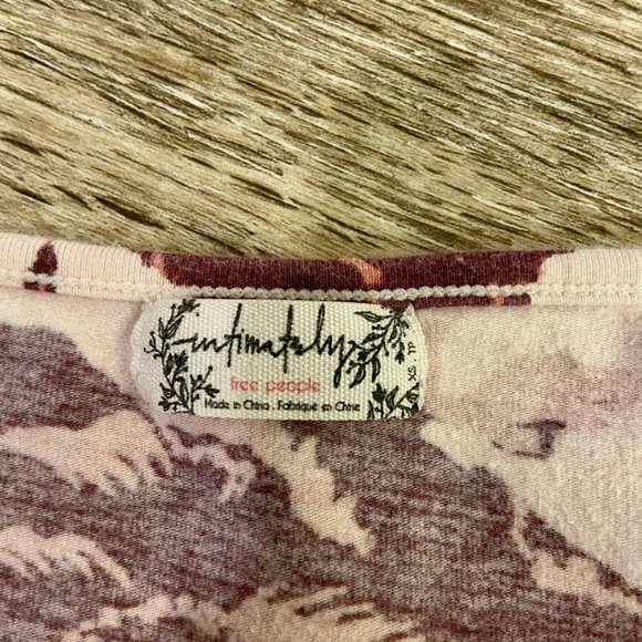 Intimately Free People Floral Wowzers Bodysuit XS - Picture 5 of 9